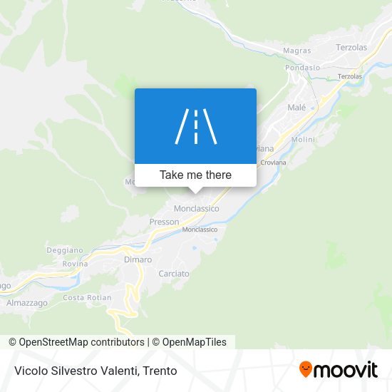 Vicolo Silvestro Valenti map