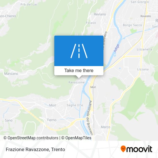 Frazione Ravazzone map