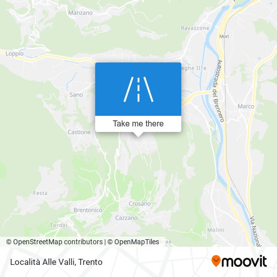 Località Alle Valli map