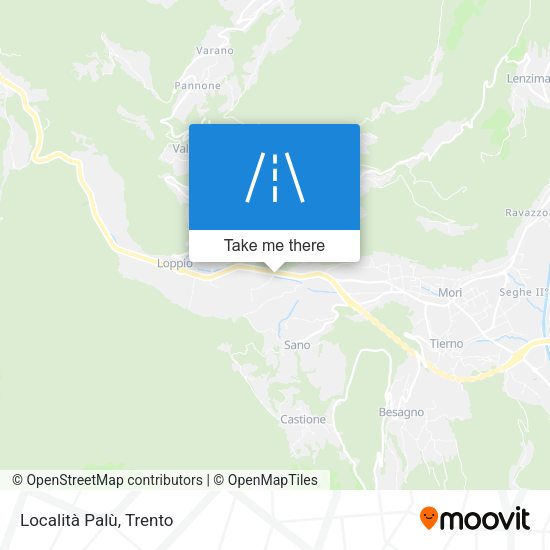 Località Palù map