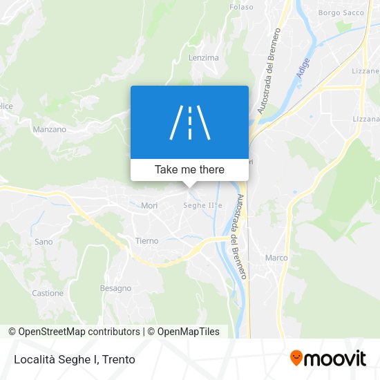 Località Seghe I map