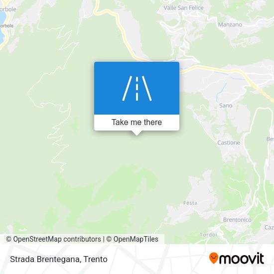 Strada Brentegana map