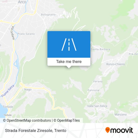 Strada Forestale Ziresole map