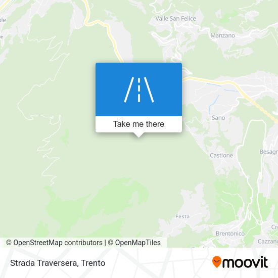 Strada Traversera map