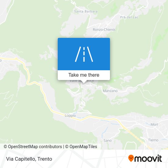 Via Capitello map