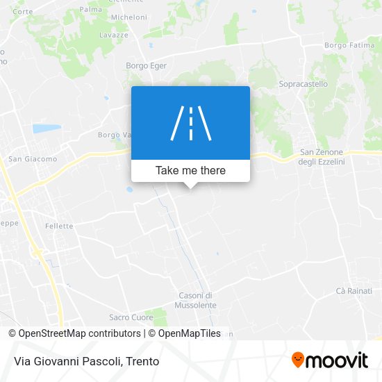 Via Giovanni Pascoli map