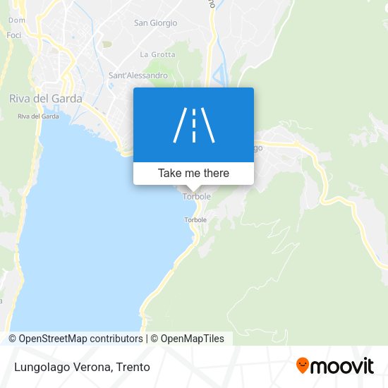 Lungolago Verona map