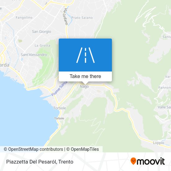 Piazzetta Del Pesaról map