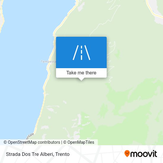 Strada Dos Tre Alberi map