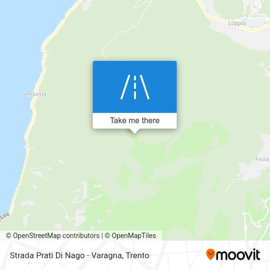 Strada Prati Di Nago - Varagna map