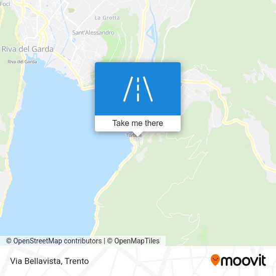 Via Bellavista map
