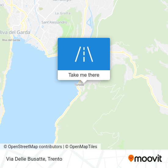 Via Delle Busatte map