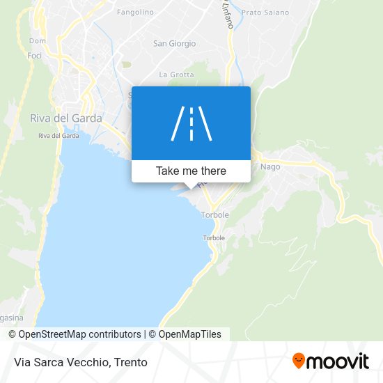 Via Sarca Vecchio map