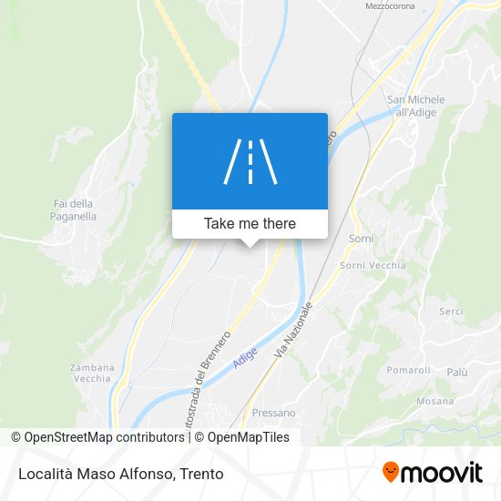 Località Maso Alfonso map