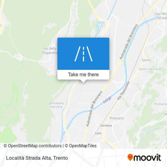 Località Strada Alta map