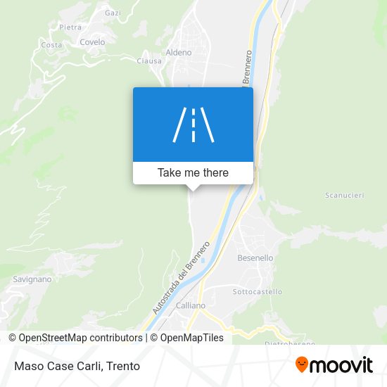 Maso Case Carli map