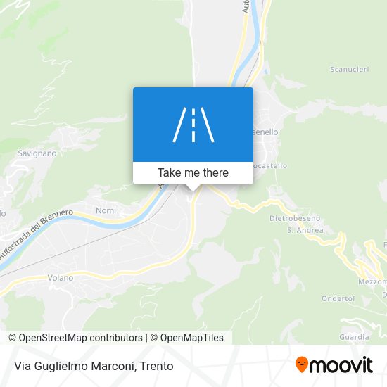Via Guglielmo Marconi map
