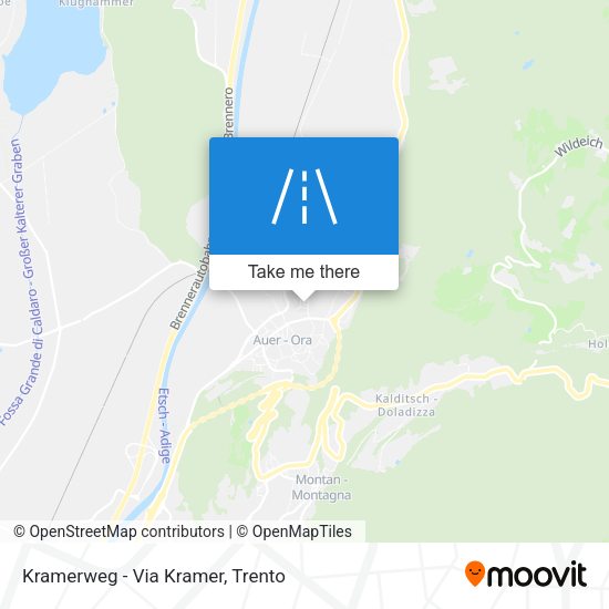 Kramerweg - Via Kramer map