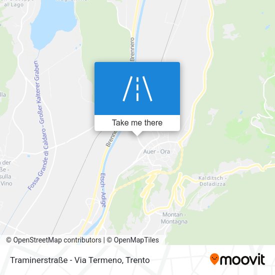 Traminerstraße - Via Termeno map