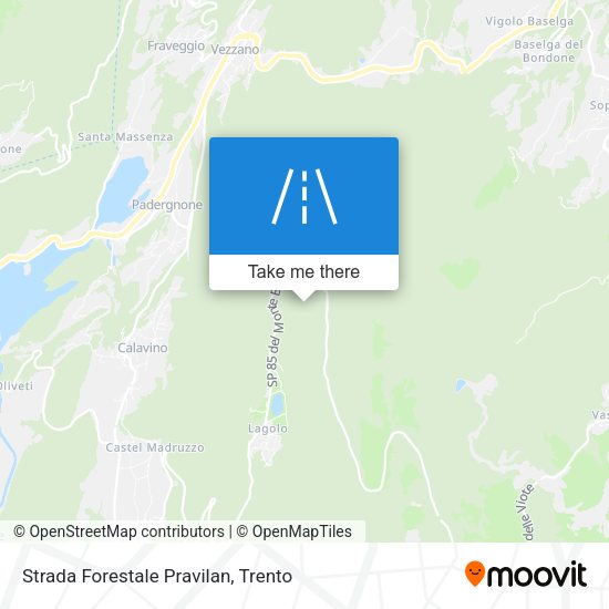 Strada Forestale Pravilan map