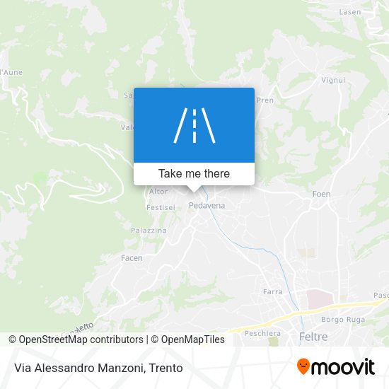 Via Alessandro Manzoni map