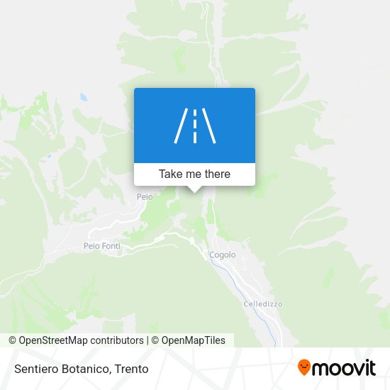 Sentiero Botanico map