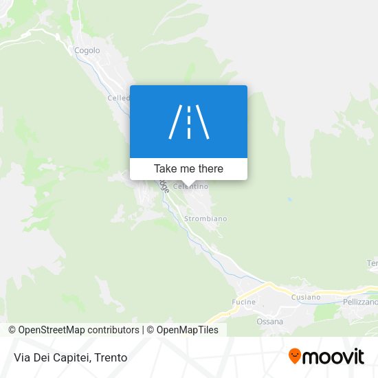 Via Dei Capitei map