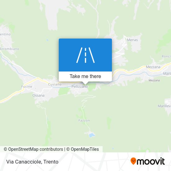 Via Canacciole map