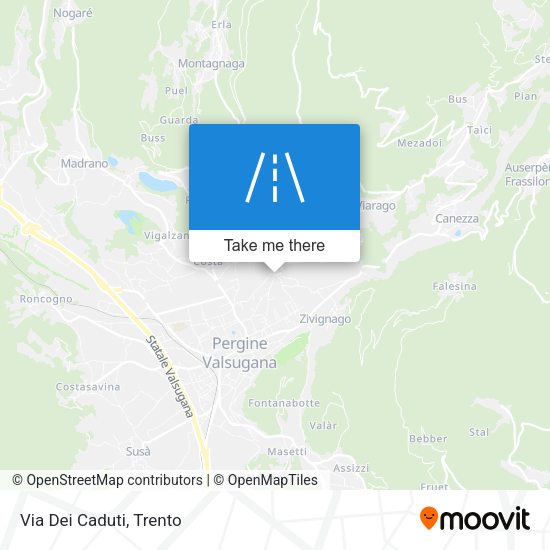 Via Dei Caduti map