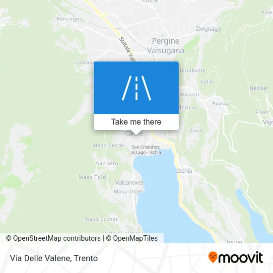 Via Delle Valene map