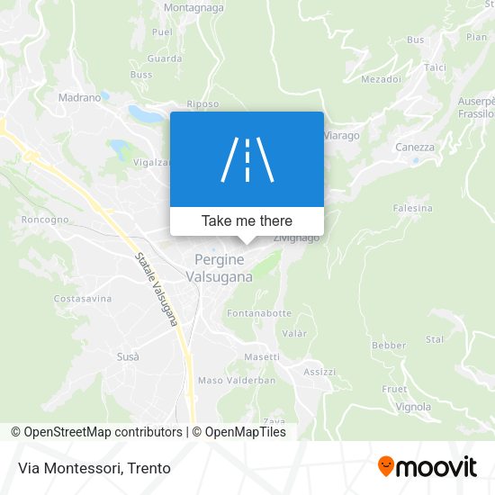 Via Montessori map