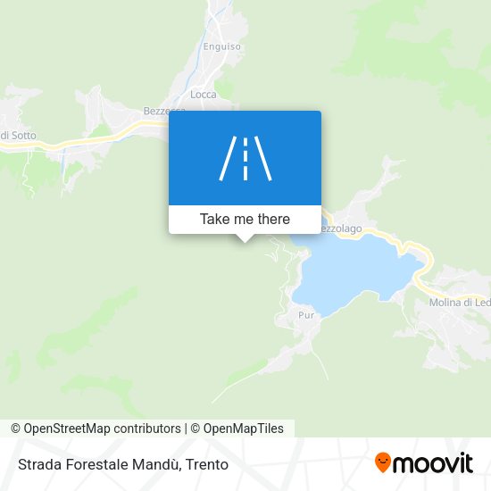 Strada Forestale Mandù map