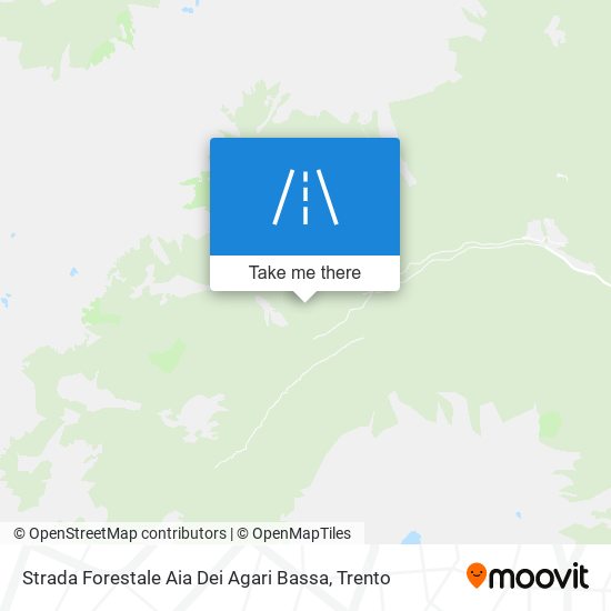 Strada Forestale Aia Dei Agari Bassa map