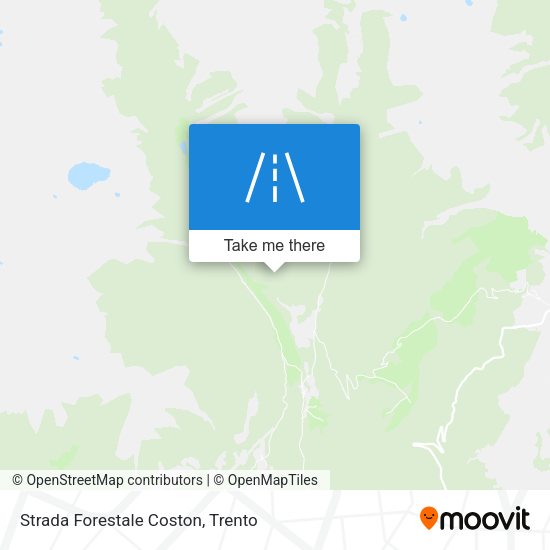 Strada Forestale Coston map