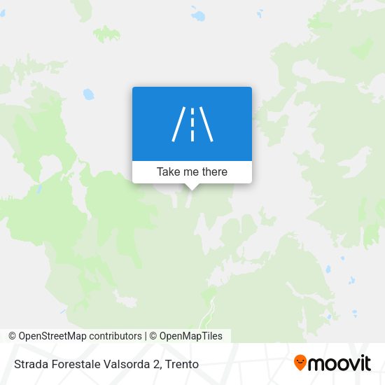 Strada Forestale Valsorda 2 map