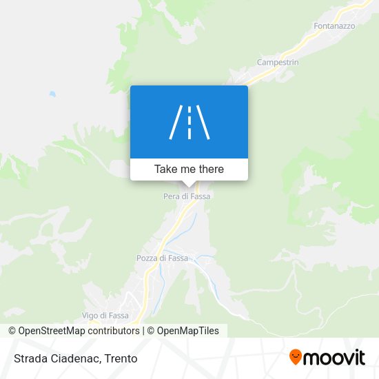 Strada Ciadenac map