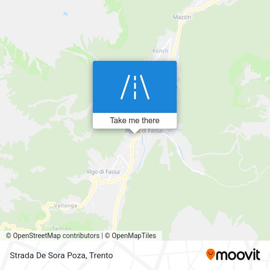 Strada De Sora Poza map