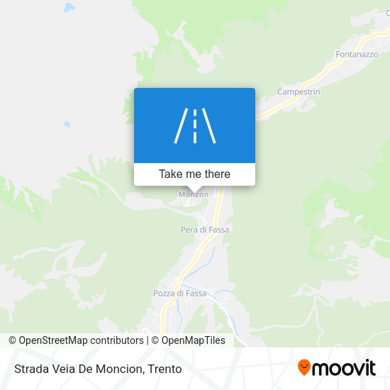 Strada Veia De Moncion map