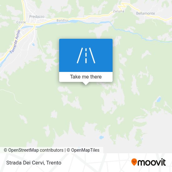 Strada Dei Cervi map