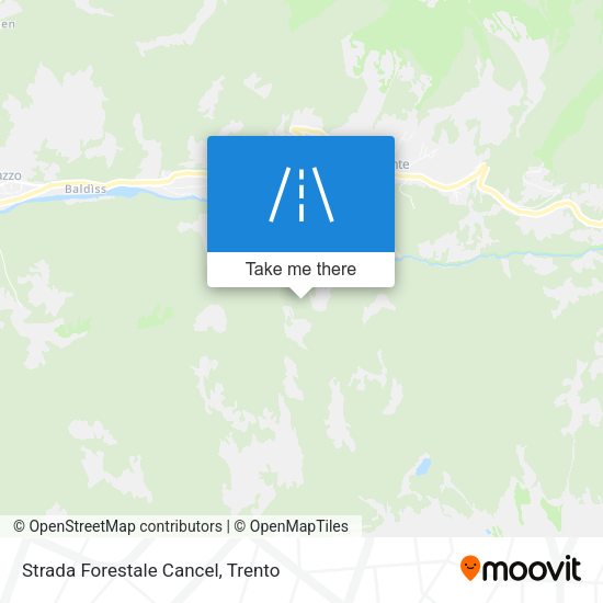 Strada Forestale Cancel map