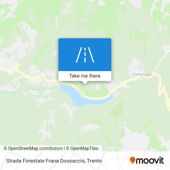 Strada Forestale Frana Dossaccio map
