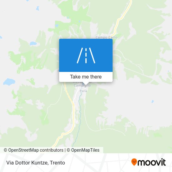 Via Dottor Kuntze map