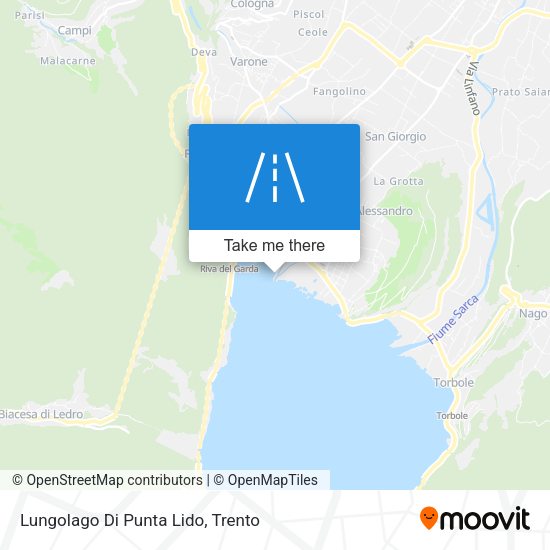 Lungolago Di Punta Lido map