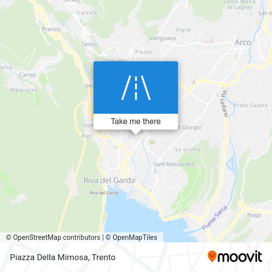 Piazza Della Mimosa map