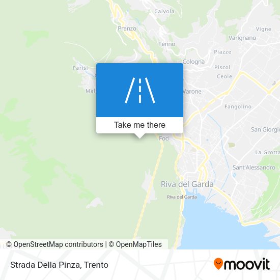 Strada Della Pinza map