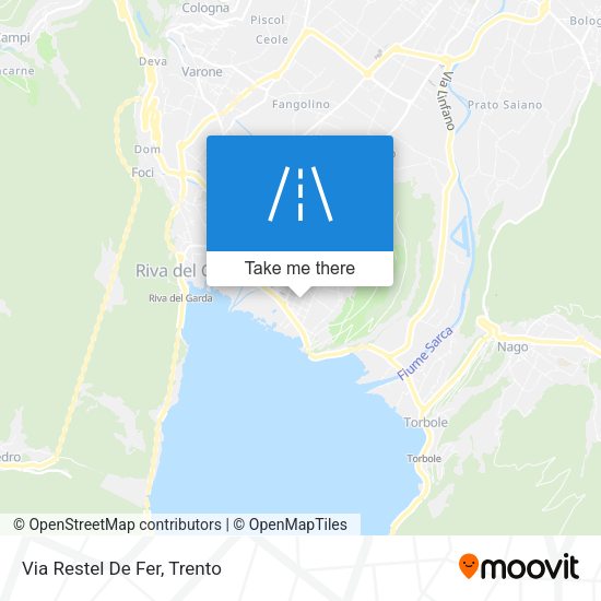 Via Restel De Fer map