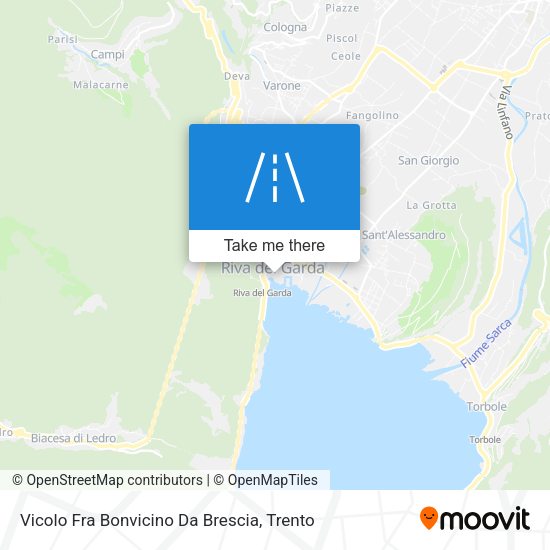 Vicolo Fra Bonvicino Da Brescia map