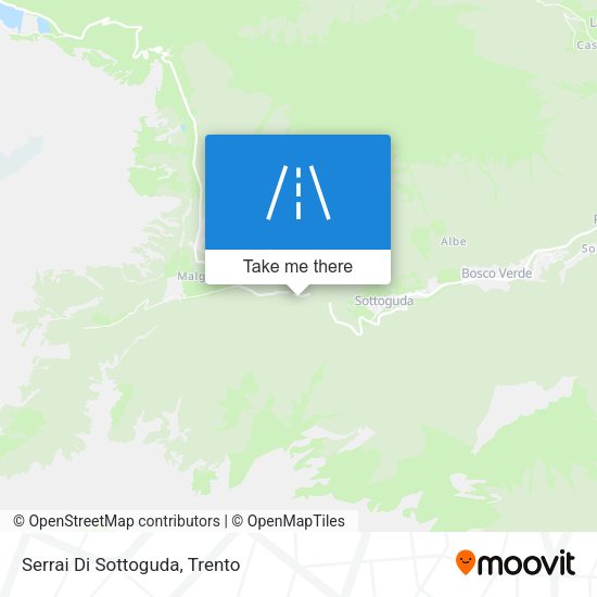 Serrai Di Sottoguda map