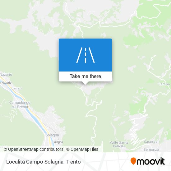 Località Campo Solagna map