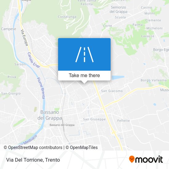 Via Del Torrione map